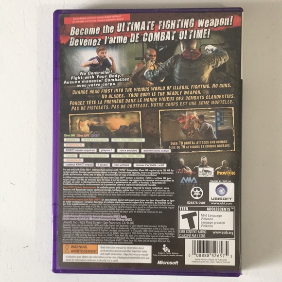 ‼️3/15‼️ Xbox 360 Fighters Uncaged Game - Picture 2 of 6